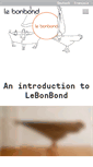 Mobile Screenshot of lebonbond.com